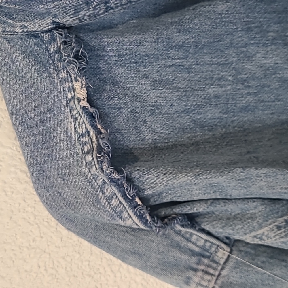 Vintage GAP denim shirt oversized distressed XXL - Picture 3 of 13